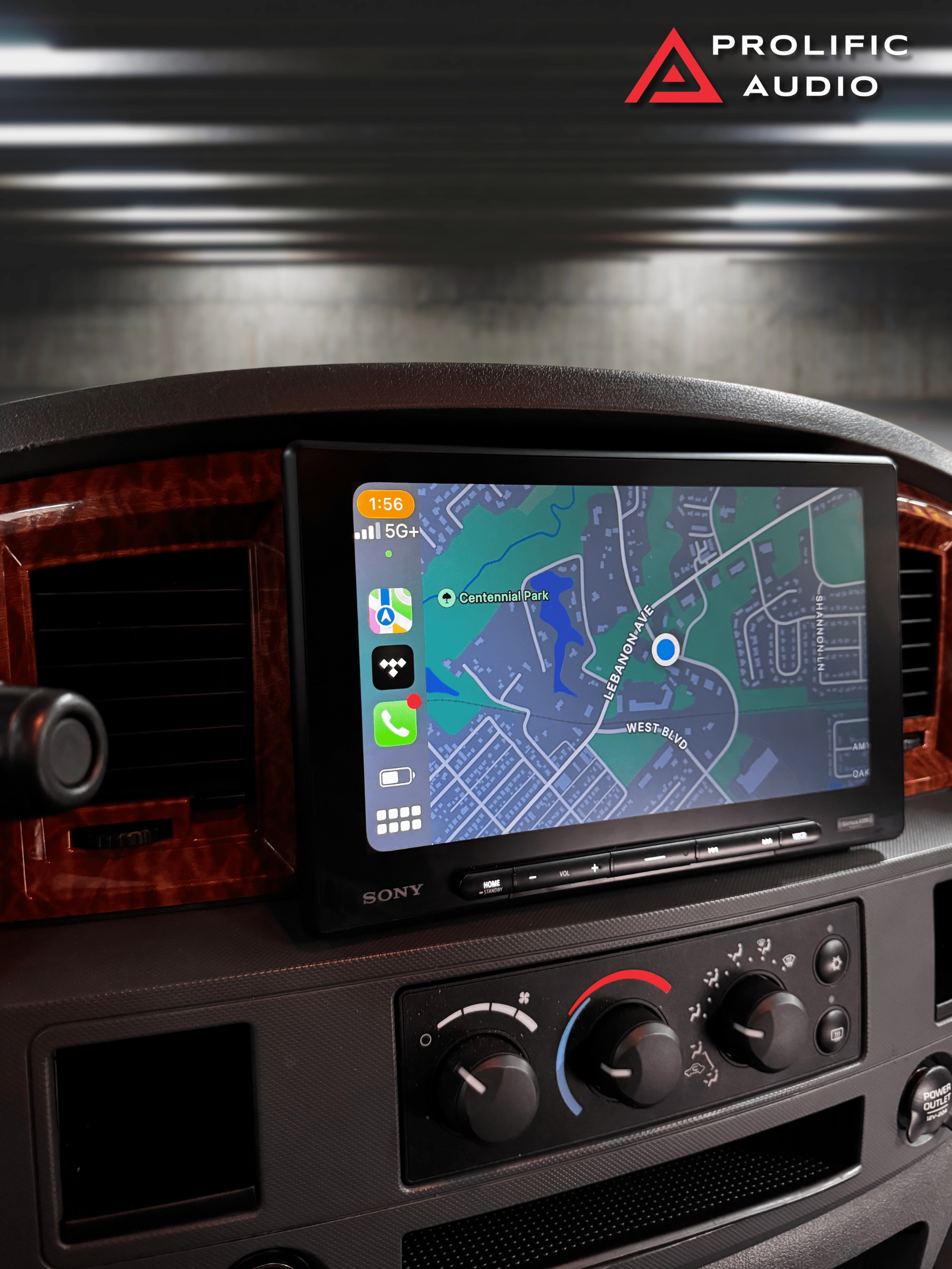 20 Prolific Audio 2008 Dodge Ram Stereo Upgrade: Sony XAV-AX8500 Radio Kit - Image 1